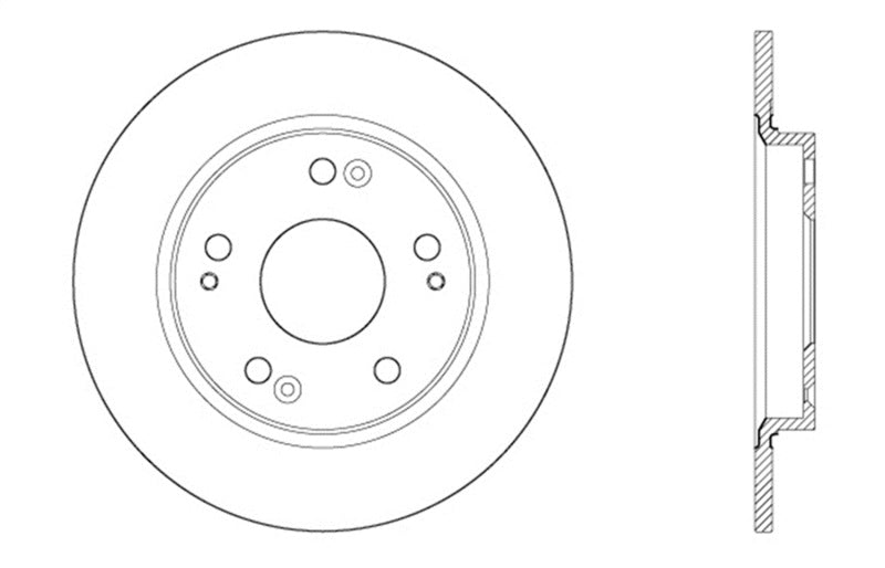 StopTech Drilled Sport Brake Rotor