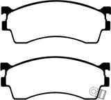 EBC 01-04 Mazda Protege 2.0 (Rear Drums) Yellowstuff Front Brake Pads