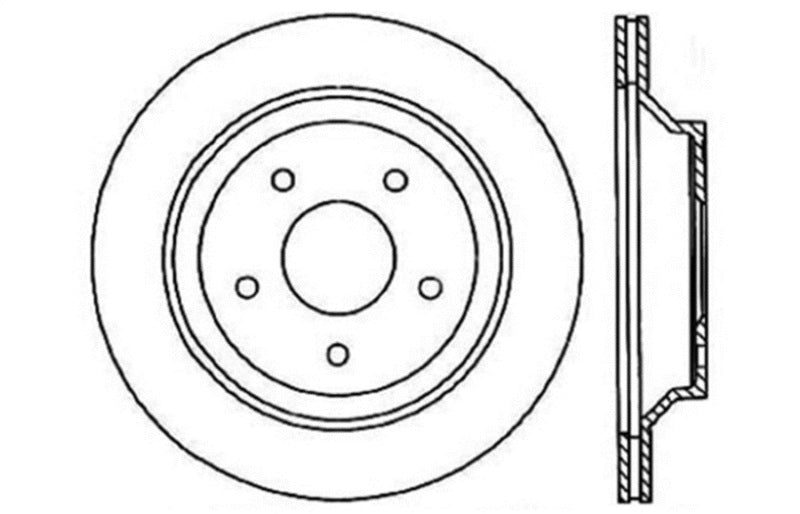 StopTech Drilled Sport Brake Rotor