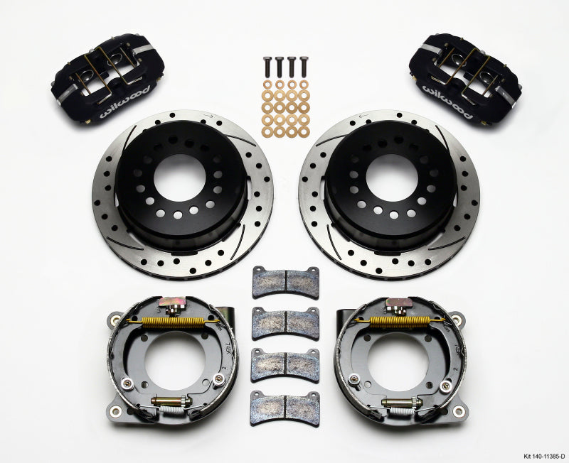 Wilwood Dynapro Low-Profile 11.00in P-Brake Kit Drilled Chevy C-10 2.42 Offset 5-lug