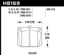 Load image into Gallery viewer, Hawk 75-78 Nissan 280Z Black Race Front Brake Pads