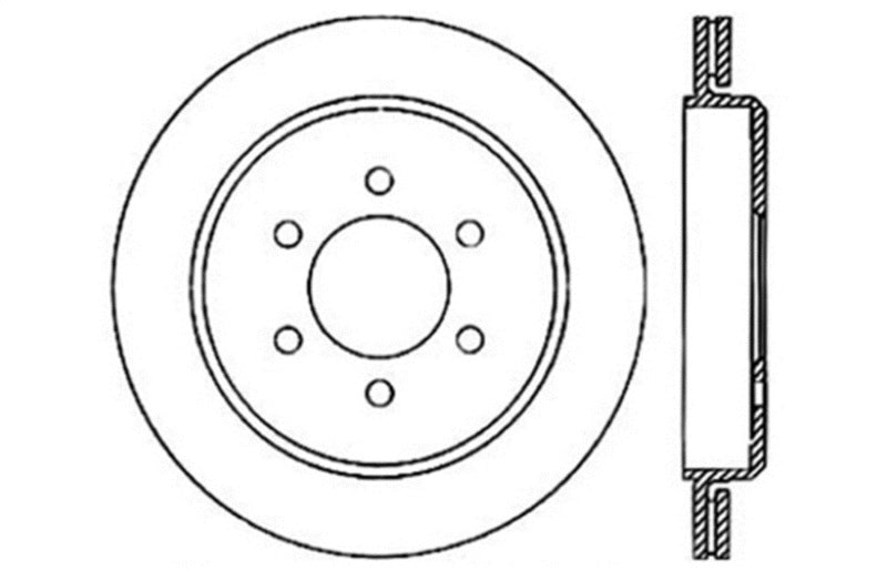 StopTech Drilled Sport Brake Rotor