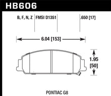 Load image into Gallery viewer, Hawk 2012 Chevrolet Caprice 3.6 HPS 5.0 Front Brake Pads