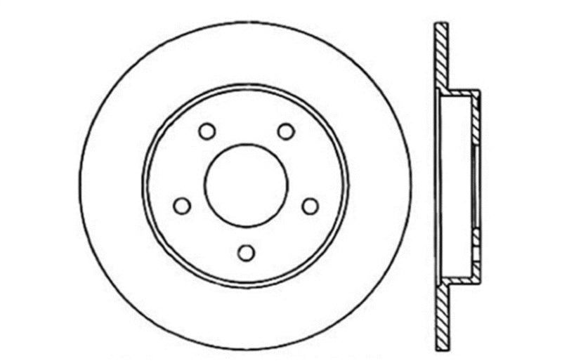 StopTech Drilled Sport Brake Rotor