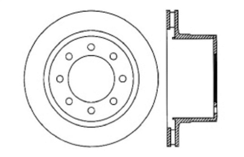 StopTech Drilled Sport Brake Rotor