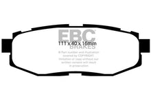 Load image into Gallery viewer, EBC 05-08 Subaru Tribeca 3.0 Extra Duty Rear Brake Pads