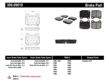 Load image into Gallery viewer, StopTech Performance ST-22 2-Piston Rear Caliper Brake Pads