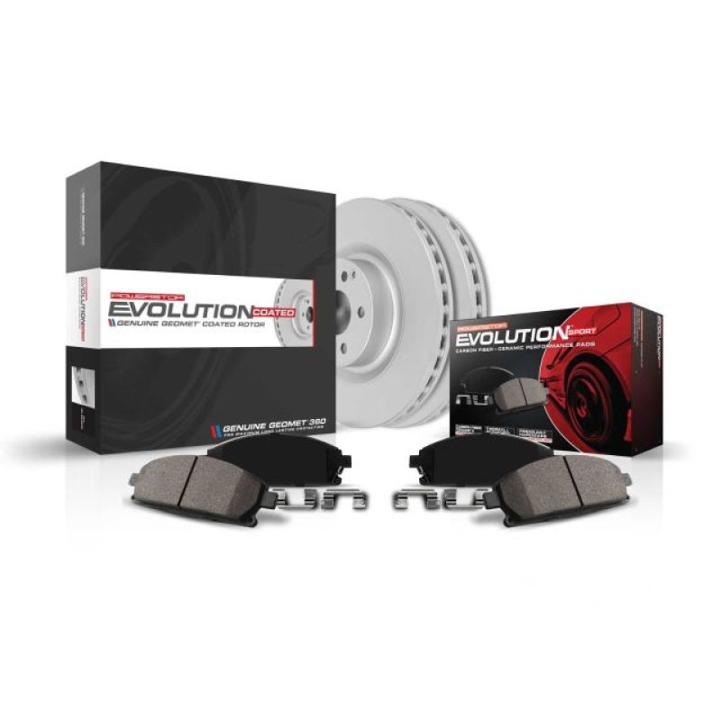 Power Stop 16-18 Audi Q3 Rear Z23 Evolution Sport Coated Brake Kit