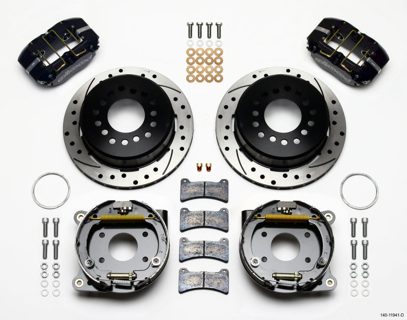 Wilwood Dynapro Low-Profile 11.00in P-Brake Kit Drilled AMC 71-74 2.60in Offset