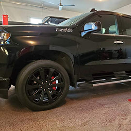 MGP Classic Caliper Covers 14252SCLCRD Red Brake Covers for 2019-2020 Chevy Silverado 1500 (Set of 4)