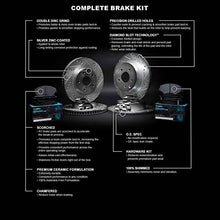 Load image into Gallery viewer, R1 Concepts Front Rear Brakes and Rotors Kit |Front Rear Brake Pads| Brake Rotors and Pads| Ceramic Brake Pads and Rotors |Hardware Kit|fits 2017-2020 Honda Civic