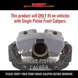 MGP Classic Caliper Covers 12181SCLCRD Red Aluminum Brake Covers (Set of 4)