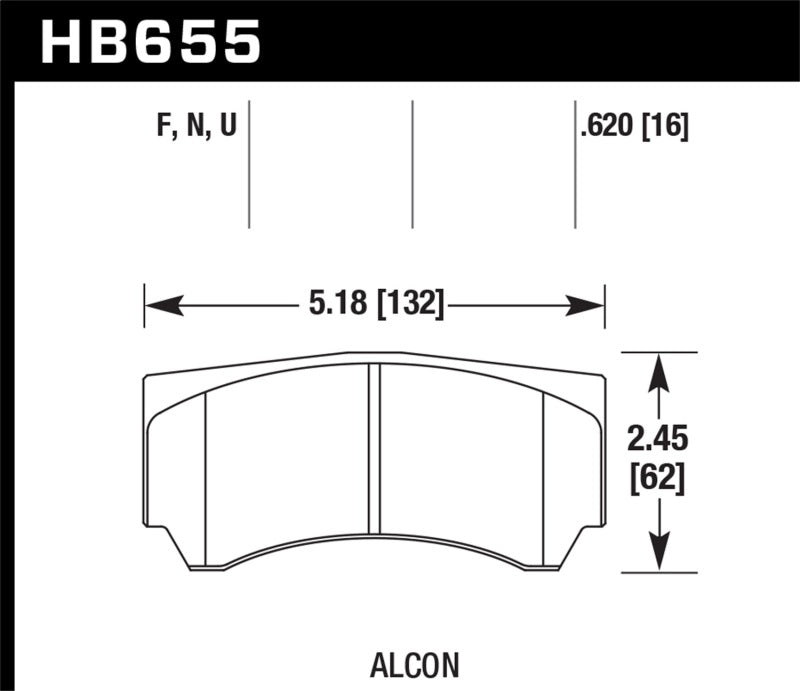Hawk Alcon HPS 5.0 Street Brake Pads