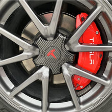 Load image into Gallery viewer, Nakonic 2022 2023 Caliper Covers Compatible with Tesla Model 3, 18 Inch 19 Inch Wheel Hub Size Red Brake Caliper Covers, Model 3 Caliper Covers Set of 4, for 2017-2023 Version (RED, Fit for Model 3)