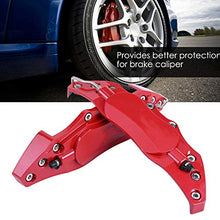 Load image into Gallery viewer, Qiilu 2pcs Caliper Covers Rear Brake Caliper Cover Guard Protector Cover Universal for Wheel Hub 16in-17in Medium