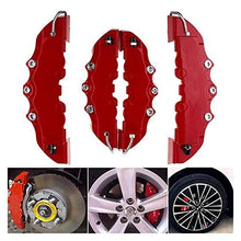 Load image into Gallery viewer, 4PCS 3D Universal Red Style Car Disc Brake Caliper Covers Front &amp; Rear Car Caliper Cover