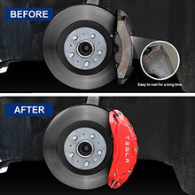 Load image into Gallery viewer, WZRAXJ Break Caliper Cover Fit for 2017-2022 Tesla Model 3 Accessories Wheel Size 18"(235/45) 19"(235/40) Red Caliper Protector Improved Model