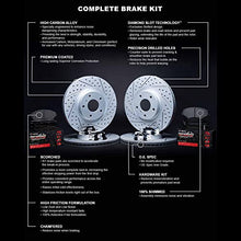 Load image into Gallery viewer, R1 Concepts Front Rear Brakes and Rotors Kit |Front Rear Brake Pads| Brake Rotors and Pads| Performance Off-Road Brake Pads and Rotors | Hardware Kit|fits 2010-2022 Lexus GX460; Toyota 4Runner
