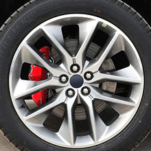 Load image into Gallery viewer, Brake Caliper Cover - Brake Caliper Covers Front &amp; Rear Kits - Rear Brake Caliper Cover Guard Protector Cover Universal for Front and Rear Wheel Hub Assessoires Asaim, Red