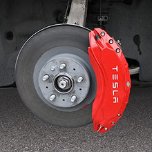 Load image into Gallery viewer, Weishine - Caliper Covers for Tesla Model Y 2017, 2018, 2019, 2020,2021 and 2023 new upgrade designed specifically for Modely 19/20 inch car callipers (Red)