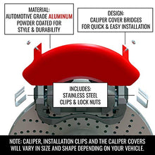 Load image into Gallery viewer, Chevrolet Caliper Covers 14252Ssilrd: Red, Silverado/Silverado