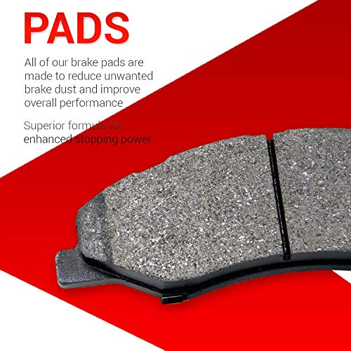 Apex One FRONT AND REAR Performance Series Rotors with Friction Point Ceramic Brake Pads EN10293