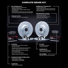 Load image into Gallery viewer, R1 Concepts Front Rear Brakes and Rotors Kit |Front Rear Brake Pads| Brake Rotors and Pads| Optimum OEp Brake Pads and Rotors |Hardware Kit WBUH2-68010