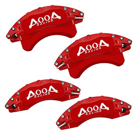 AOOA Aluminum Brake Disc Red with White Character Caliper Covers Fits 17/21 Toyota 86(set of 4)