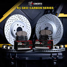 Load image into Gallery viewer, R1 Concepts Front Rear Brakes and Rotors Kit |Front Rear Brake Pads| Brake Rotors and Pads| Optimum OEp Brake Pads and Rotors |Hardware Kit WBUH2-68010