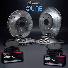 Load image into Gallery viewer, R1 Concepts Front Rear Brakes and Rotors Kit |Front Rear Brake Pads| Brake Rotors and Pads| Optimum OEp Brake Pads and Rotors |Hardware Kit WGUH2-39046