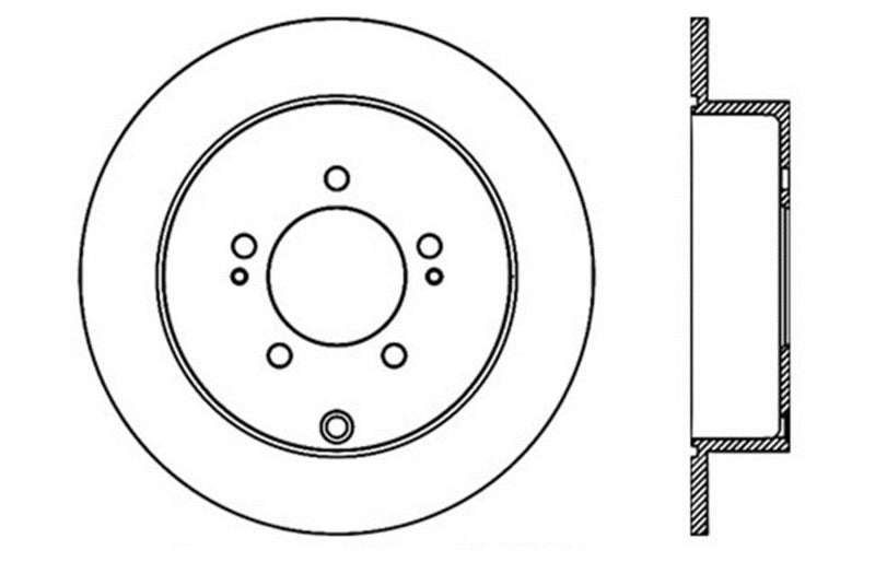 StopTech Slotted & Drilled Sport Brake Rotor