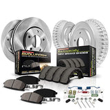 Power Stop KOE15136DK Autospecialty Front and Rear Replacement Brake Kit-OE Brake Drums & Ceramic Brake Pads