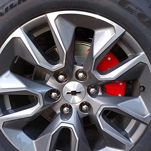 Chevrolet Caliper Covers 14252Ssilrd: Red, Silverado/Silverado