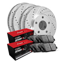 Load image into Gallery viewer, R1 Concepts Front Rear Brakes and Rotors Kit |Front Rear Brake Pads| Brake Rotors and Pads| Optimum OEp Brake Pads and Rotors|fits 2018-2022 Kia Stinger