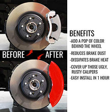 Load image into Gallery viewer, Chevrolet Caliper Covers 14252Ssilrd: Red, Silverado/Silverado