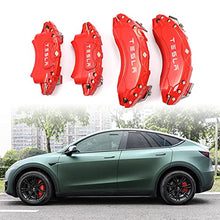 Load image into Gallery viewer, Weishine - Caliper Covers for Tesla Model Y 2017, 2018, 2019, 2020,2021 and 2023 new upgrade designed specifically for Modely 19/20 inch car callipers (Red)