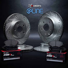 Load image into Gallery viewer, R1 Concepts Front Rear Brakes and Rotors Kit |Front Rear Brake Pads| Brake Rotors and Pads| Optimum OEp Brake Pads and Rotors|fits 2018-2022 Kia Stinger