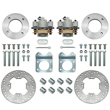 Load image into Gallery viewer, Front Disc Brake Conversion Kit for Honda Fourtrax 300 Rancher 350 Foreman 400 450 Rubicon 500 Rincon 650 TRX 300 350 400 450 500 650（Only fit for 12&quot; and above wheel / Not for OEM aluminum wheel)