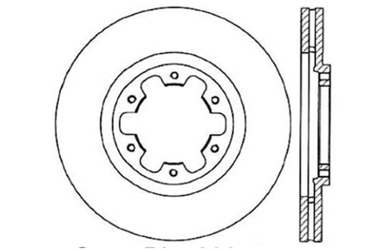 StopTech Drilled Sport Brake Rotor