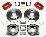 Wilwood Dynapro Low-Profile 11.00in P-Brake Kit - Red Chevy 12 Bolt Spcl 2.81in Offset