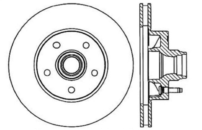 StopTech Drilled Sport Brake Rotor