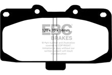 Load image into Gallery viewer, EBC 89-95 Nissan Skyline (R32) 2.6 Twin Turbo GT-R Orangestuff Front Brake Pads