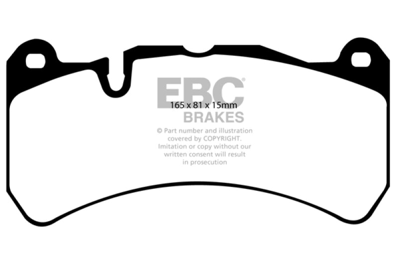 EBC 05-06 Mercedes-Benz CLK55 AMG / 06-09 Mercedes-Benz CLK63 AMG Greenstuff Front Brake Pads