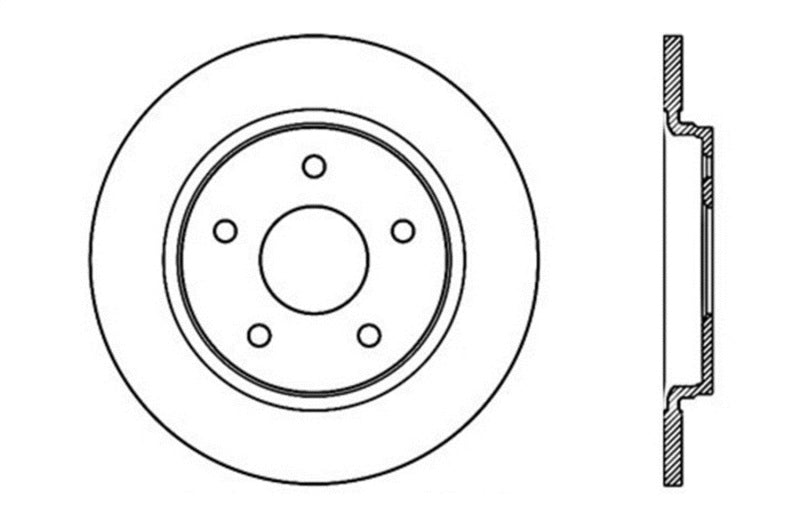 StopTech Drilled Sport Brake Rotor