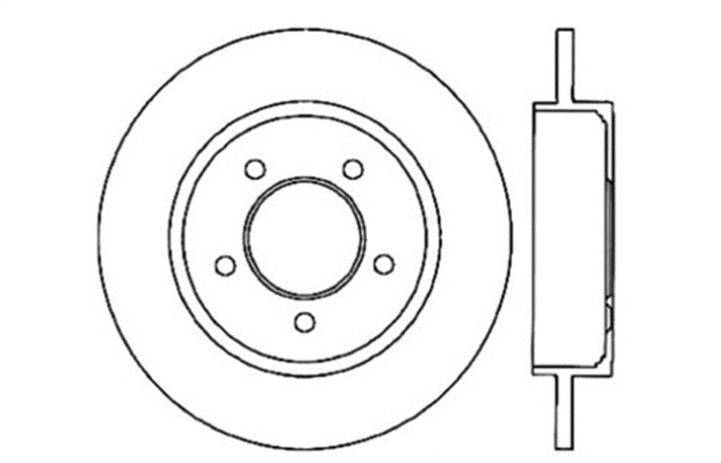 StopTech Drilled Sport Brake Rotor