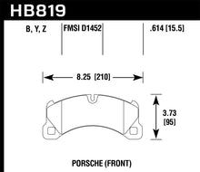 Load image into Gallery viewer, Hawk 11-13 Porsche Cayenne LTS Street Front Brake Pads