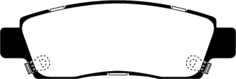 EBC 07+ Buick Enclave 3.6 Greenstuff Rear Brake Pads