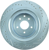 StopTech Select Sport 08-13 Infiniti G37 Slotted and Drilled Right Rear Brake Rotor