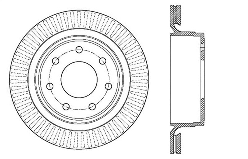 StopTech Drilled Sport Brake Rotor