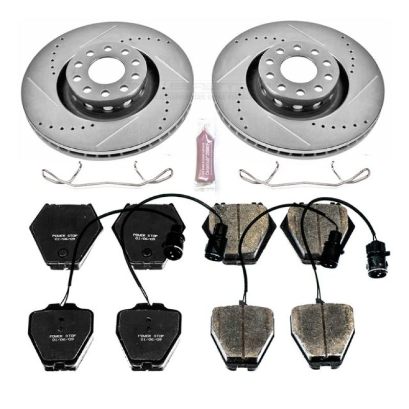 Power Stop 1999 Audi A8 Front Z23 Evolution Sport Brake Kit